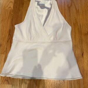 Worthington White Sleeveless Tank Top